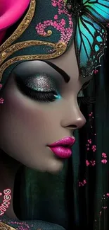 Lips Eyelash Beauty Live Wallpaper