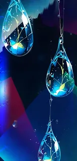 Liquid Blue Water Live Wallpaper