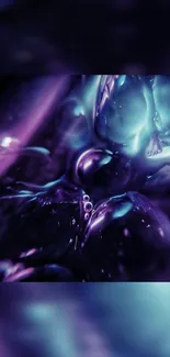 Liquid Purple Violet Live Wallpaper