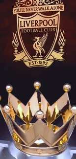 Liverpool Football Club emblem with gold crown.