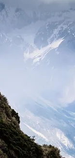 Majestic mountains with lush greenery in view.