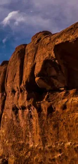 Breathtaking view of red rock arches against a vibrant blue sky.