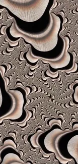 3D fractal wallpaper with intricate patterns