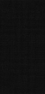 Minimalist black wallpaper with white micro dots pattern.