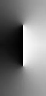 Minimalist black and white geometric wallpaper design.