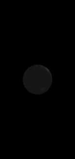 Minimal black circle on black background wallpaper.