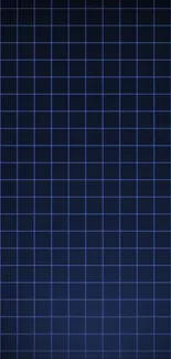 Dark blue grid wallpaper with minimalist geometric design