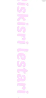 Minimalist wallpaper with pink text on white background.