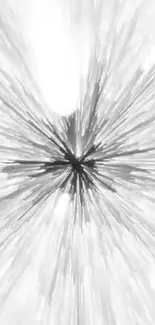 Monochrome burst wallpaper with dynamic black and white explosion.