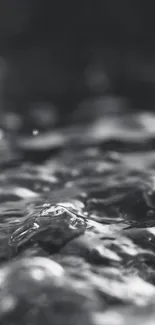 Monochrome Rainfall Live Wallpaper