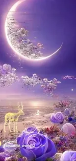 Moon Astronomical Object Pink Live Wallpaper