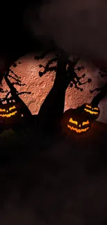 Moonview On Halloween Live Wallpaper