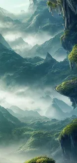 Mountain Atmosphere Cloud Live Wallpaper