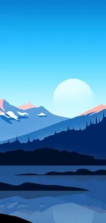 Mountain Sky Screenshot Live Wallpaper