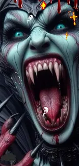 Mouth Jaw Cg Artwork Live Wallpaper