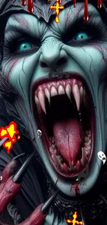 Mouth Jaw Cg Artwork Live Wallpaper