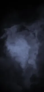 Ethereal dark cloud wallpaper for mobile with a mysterious and moody vibe.