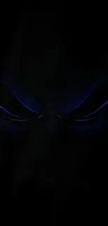 Dark mystical eyes in shadowy wallpaper