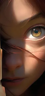 Close-up of a mystical anime-inspired eye.