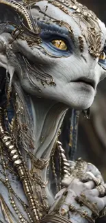 Mystical fantasy creature with ornate details.