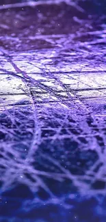 Abstract purple ice pattern wallpaper with textured design.