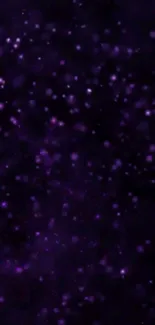 Dark purple galaxy wallpaper with stars.