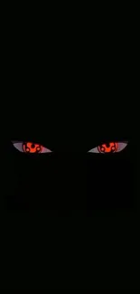 Dark anime wallpaper with mystical red eyes.