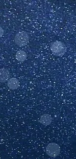 Dark blue wallpaper with sparkling starry pattern