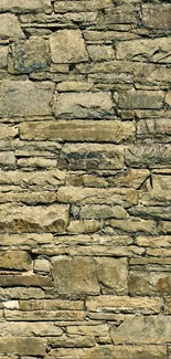 Rustic stone wall texture wallpaper in earthy beige tones.