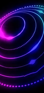 Neon Technology Graphics Live Wallpaper