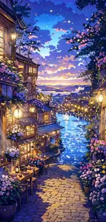 Night Evening Alley Live Wallpaper