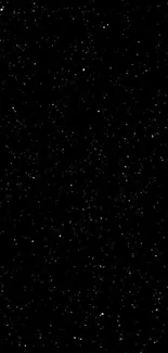 Starry night sky wallpaper with countless bright stars on a black background.