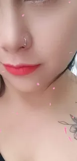 Nose Cheek Skin Live Wallpaper