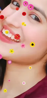 Nose Cheek Skin Live Wallpaper