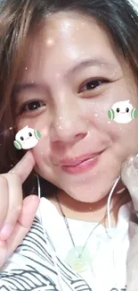 Nose Hair Cheek Live Wallpaper