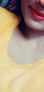 Nose Lip Shoulder Live Wallpaper