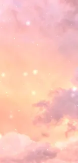 Orange Cloud Sky Live Wallpaper