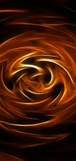 Orange Colorfulness Vortex Live Wallpaper