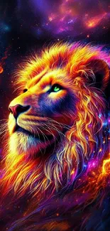 Orange Lion Felidae Live Wallpaper