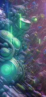 Organism Art Technology Live Wallpaper