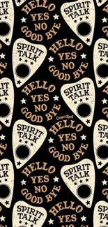 Mystical Ouija board inspired wallpaper for phones.