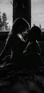 Outdoor Monochrome Person Live Wallpaper