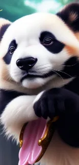 Panda Organism Carnivore Live Wallpaper