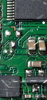 Passive Circuit Component Green Circuit Component Live Wallpaper