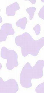 Pastel cow print mobile phone wallpaper with a stylish and modern design.