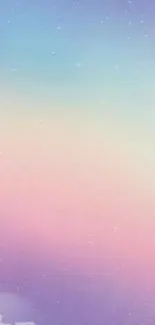 Pastel gradient sky with soft purple, pink, and blue hues for mobile wallpaper.