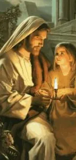 Serene spiritual artwork featuring gentle light.