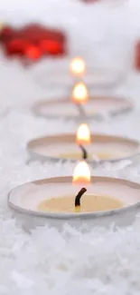 Petal Candle Fire Live Wallpaper