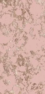 Pink and gold marble texture mobile wallpaper.