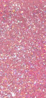 Pink glitter wallpaper with sparkling shimmer.